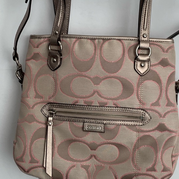 COACH DAISY OUTLINE SIGNATURE METALLIC MIA F23940 - Picture 16 of 16